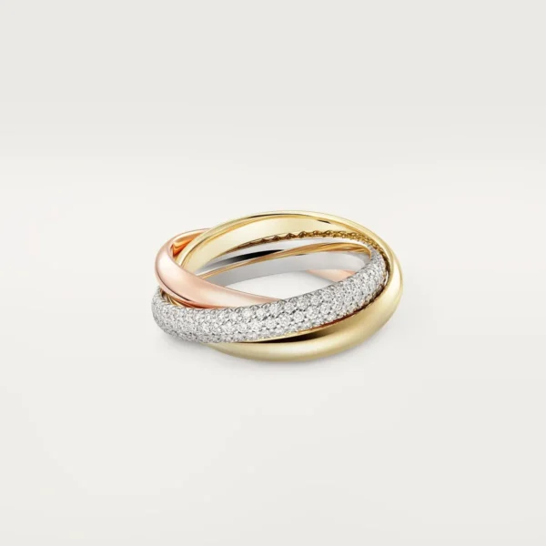 Classic Trinity Ring, Diamonds - B4236000 3