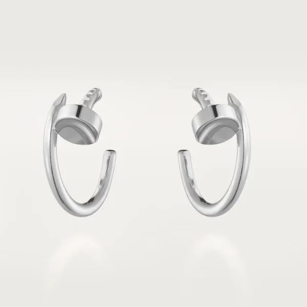 Juste Un Clou Earrings, White Gold - B8301236