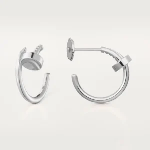 Juste Un Clou Earrings, White Gold - B8301236