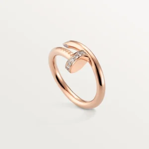 Juste Un Clou Ring Small Model, Diamond, Rose Gold - B4094800