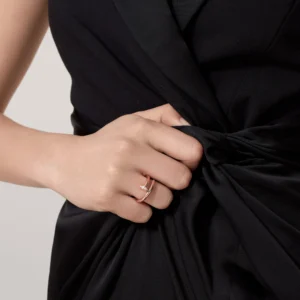 Juste Un Clou Ring Small Model, Diamond, Rose Gold - B4094800