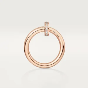 Juste Un Clou Ring Small Model, Diamond, Rose Gold - B4094800