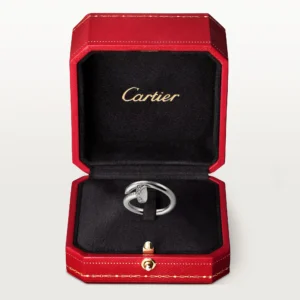 Juste Un Clou Ring Small Model, Diamond, White Gold - B4092700