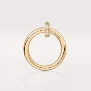 Juste Un Clou Ring Small Model, Diamond, Yellow Gold - B4216900