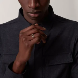 Juste Un Clou Ring Small Model, White Gold - B4226000