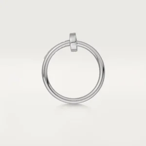 Juste Un Clou Ring Small Model, White Gold - B4226000