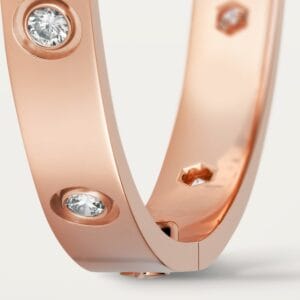 Love Bracelet 10 Diamonds, Rose Gold - B6070217
