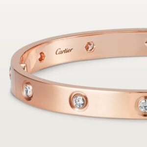 Love Bracelet 10 Diamonds, Rose Gold - B6070217