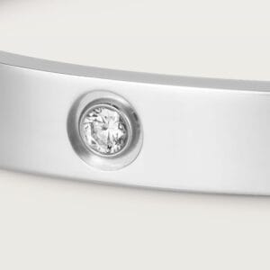Love Bracelet 10 Diamonds, White Gold - B6070417