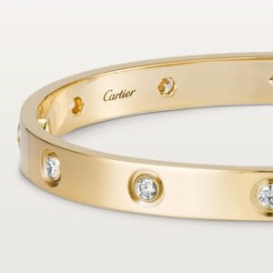 Love Bracelet 10 Diamonds, Yellow Gold - B6070317