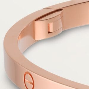 Love Bracelet Small Model, 6 Diamonds, Rose Gold - B6047617