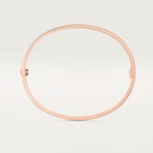 Love Bracelet Small Model, 6 Diamonds, Rose Gold - B6047617