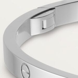 Love Bracelet Small Model, 6 Diamonds, White Gold - B6047717