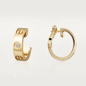 Love Earrings, Diamond, Yellow Gold - B8022900