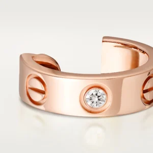 Love Earrings, Diamond, Yellow Gold - B8301218