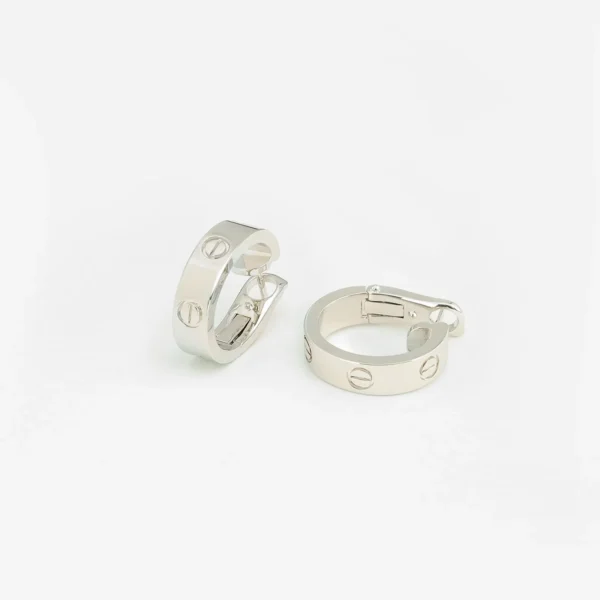 Love Earrings, White Gold - B8022400