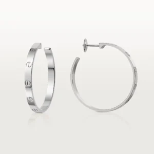 Love Earrings, White Gold - B8028300