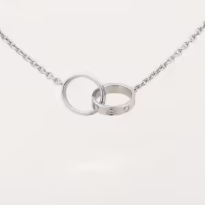 Love Necklace 2, White Gold - B7212500