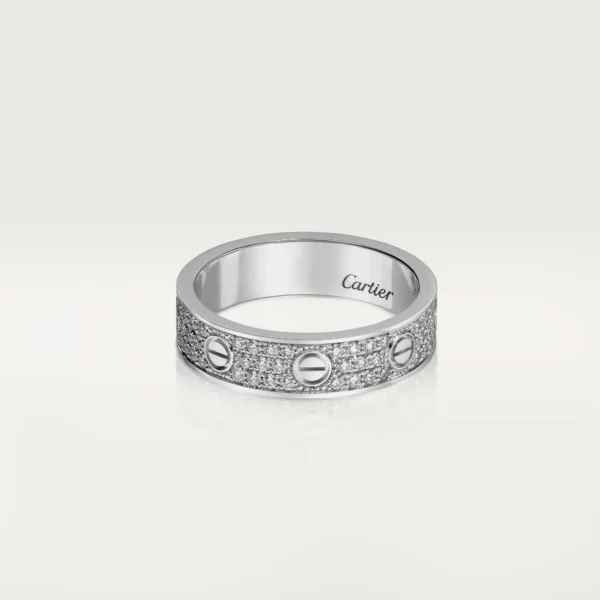 Love Wedding Band, Diamond, White Gold - B4083400