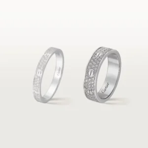Love Wedding Band, Diamond, White Gold - B4083400