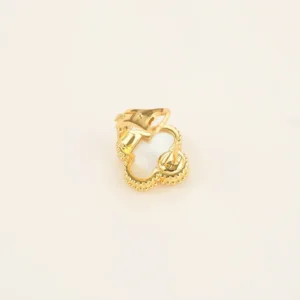 Vintage Alhambra Earrings, Mother-of-Pearl, Yellow Gold - VCARA44100