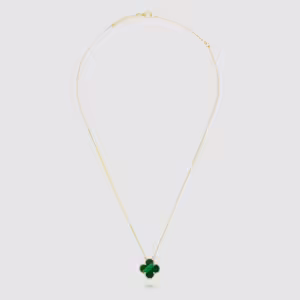 Vintage Alhambra Pendant, Malachite, Yellow Gold - VCARO9VA00