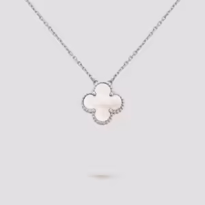 Vintage Alhambra Pendant, White Gold, Mother of Pearl VCARF48700