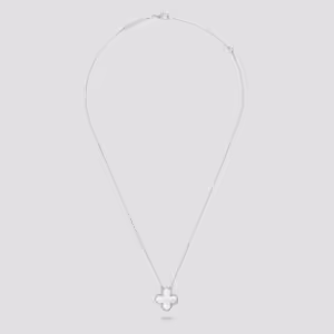 Vintage Alhambra Pendant, White Gold, Mother of Pearl VCARF48700