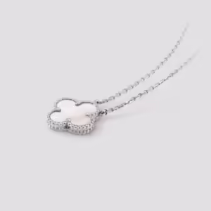 Vintage Alhambra Pendant, White Gold, Mother of Pearl VCARF48700