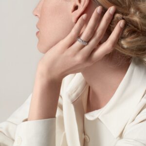 Clash de Cartier ring small Model - White Gold