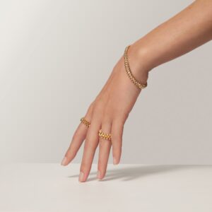 Clash de Cartier ring small Model - Yellow Gold