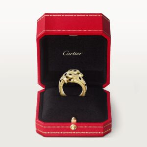 Panthère de Cartier ring, articulated - Yellow Gold Filled