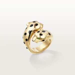 Panthère de Cartier ring, articulated - Yellow Gold Filled