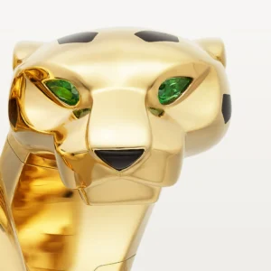 Panthère de Cartier ring, articulated - Yellow Gold Filled