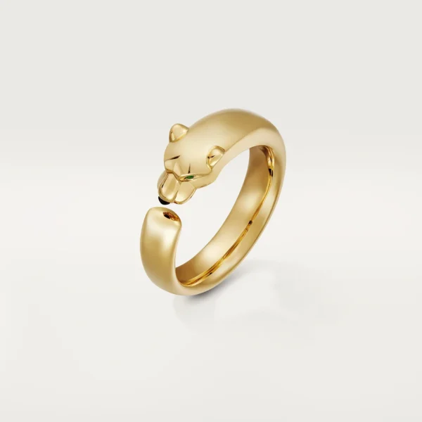 Panthère De Cartier Ring Small, Yellow Gold B42301